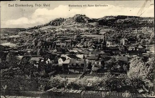 Ak Bad Blankenburg in Thüringen, Ruine Greifenstein