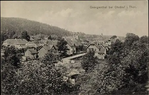 Ak Georgenthal in Thüringen, Panorama