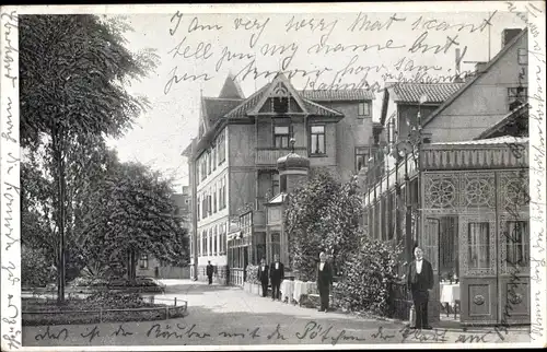 Ak Bad Lauterberg im Harz, Hotel Langrehr