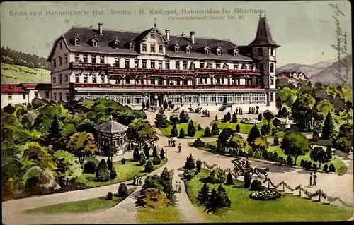 Ak Hahnenklee Goslar im Harz, Hahnenkleer Hof