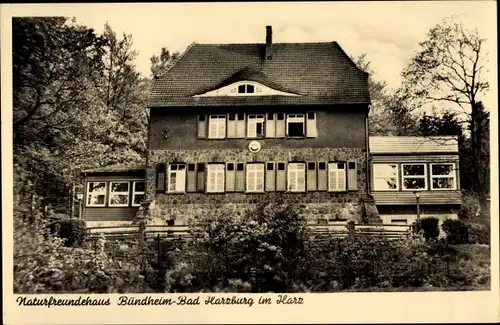 Ak Bündheim Bad Harzburg am Harz, Naturfreundehaus