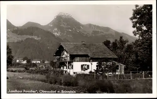 Ak Oberaudorf am Inn Oberbayern, Landhaus Paradies