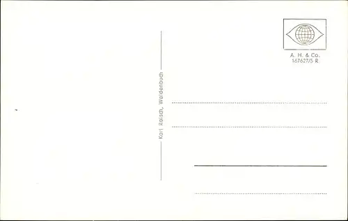 Ak Waldenbuch in Baden Württemberg, Totalansicht der Ortschaft