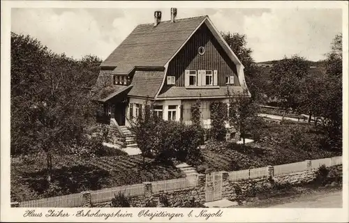 Ak Oberjettingen Jettingen Baden Württemberg, Erholungsheim Haus Zeiher