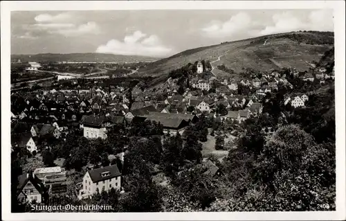 Ak Obertürkheim Stuttgart in Baden Württemberg, Blick auf den Ort