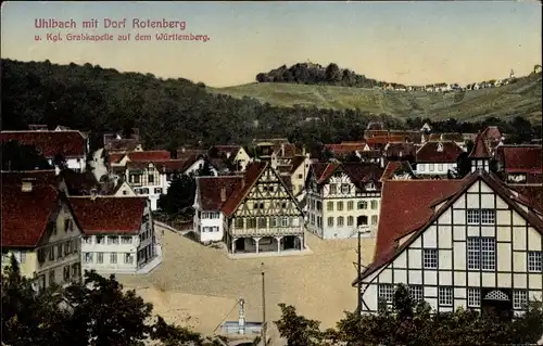 Ak Uhlbach Stuttgart am Neckar, Dorf Rotenberg, Kgl. Grabkapelle