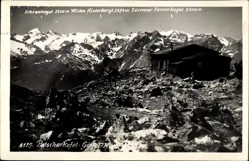 Ak Innsbruck Tirol, Patscherkofel, Gipfel Hütte, Schrankogel, Wildes Hinterbergl