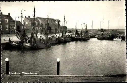 Ak Oostdijk Ouddorp Südholland Niederlande, Vissershaven