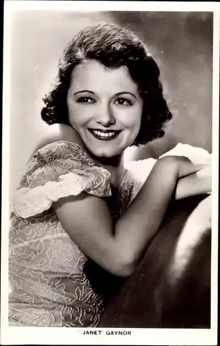 Ak Schauspielerin Janet Gaynor, Portrait