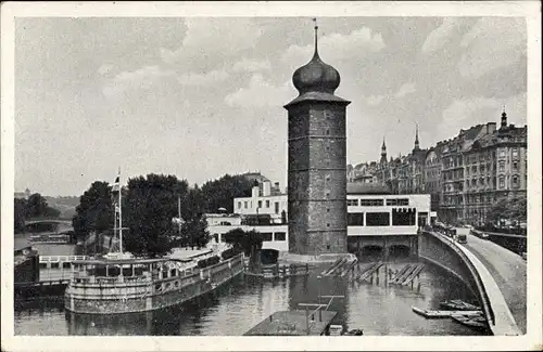 Ak Praha Prag Tschechien, Manes, Turm