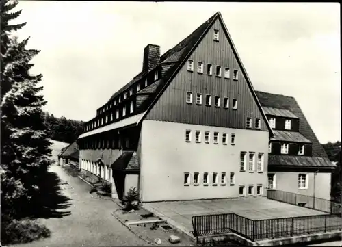 Ak Rehefeld Zaunhaus Altenberg im Erzgebirge, FDGB Heim Aufbau