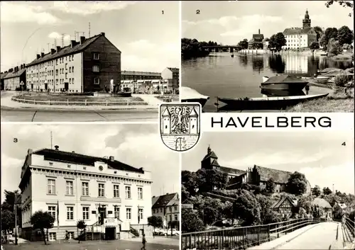 Ak Havelberg in Sachsen Anhalt, Lindenstraße, An der Havel, Rathaus, Dom, Stiftskirche