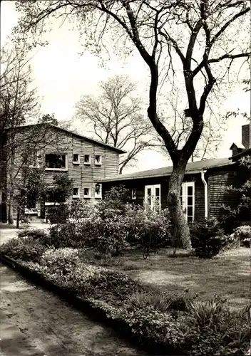 Ak Ahlhorn Großenkneten in Oldenburg, evangelisches Jugendheim, Blockhaus