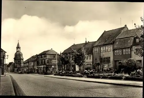 Ak Bad Tennstedt in Thüringen, Markt