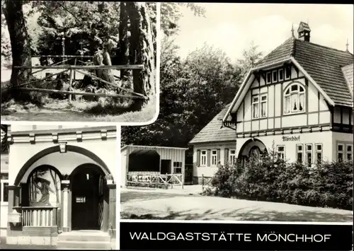 Ak Elgersburg in Thüringen, Waldgaststätte Mönchhof