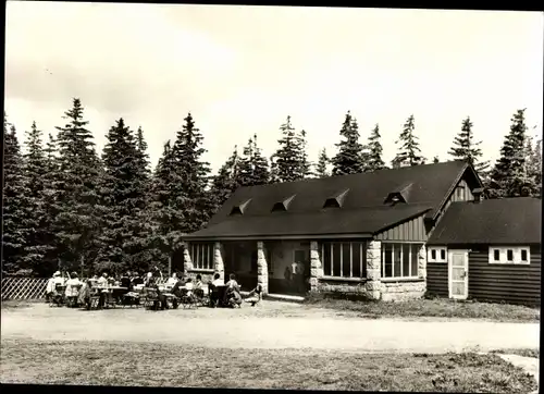 Ak Wildenthal Eibenstock im Erzgebirge, Selbstbedienungsgaststätte a. d. Auersberg