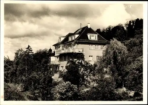 Ak Herrenberg in Württemberg, Pfarrhaus und Schwesternschule