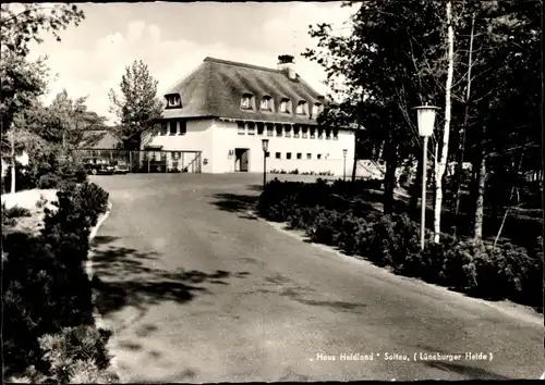 Ak Soltau Lüneburger Heide Niedersachsen, Haus Heidland