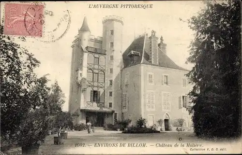 Ak Billom Puy de Dôme, Chateau de la Moliere