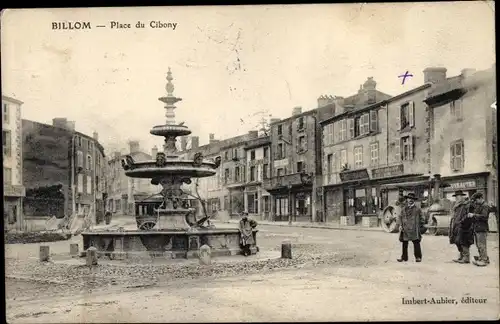 Ak Billom Puy de Dôme, Place du Cibony