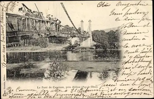 Ak Cournon d'Auvergne Puy de Dôme, Le Pont de Cournon