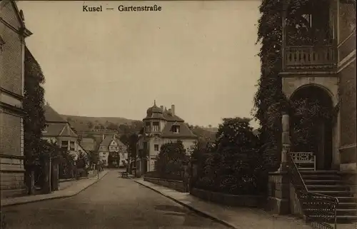 Ak Kusel in der Pfalz, Gartenstraße