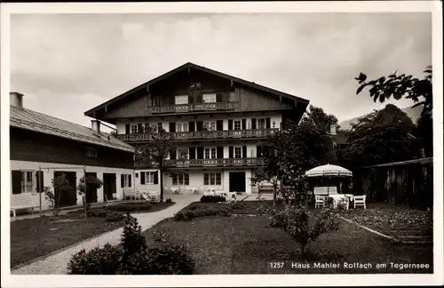 Ak Rottach Egern in Oberbayern, Haus Mahler