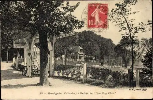 Ak Houlgate Calvados, Eingang "Sporting Club"