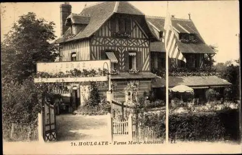 Ak Houlgate Calvados, Ferme Marie-Antoinette, Bauernhof, Gut