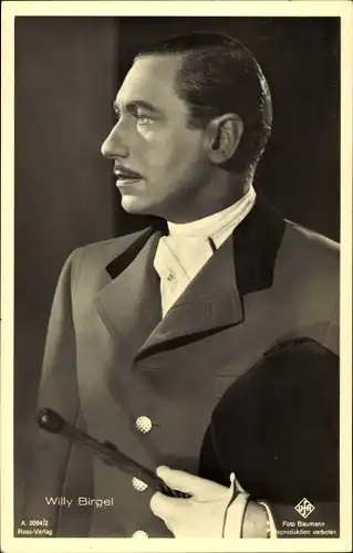 Ak Schauspieler Willy Birgel, Portrait