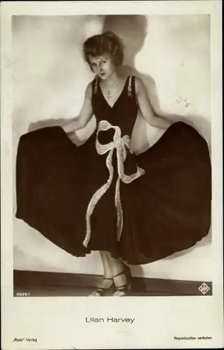 Ak Schauspieler Lilian Harvey, Portrait