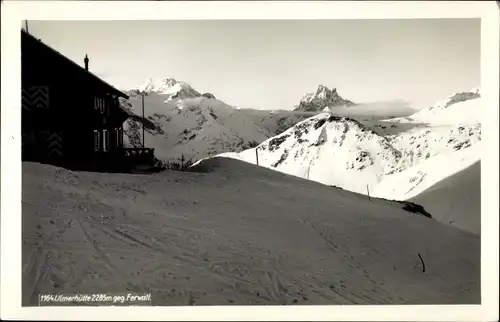 Ak Sankt Anton am Arlberg Tirol, Ulmer Hütte, Ferwall