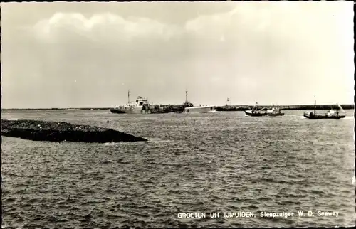 Ak Ijmuiden Velsen Nordholland Niederlande, Sleepzuiger WD Seaway, Schlepper