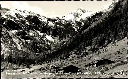 Ak Tirol Österreich, Laponesalm, Gschnitztal. Innere Wetterspitze