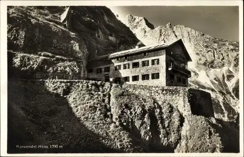 Ak Tirol Österreich, Karwendelhaus, Karwendel