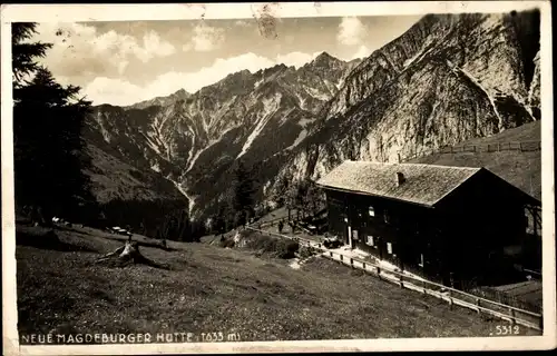 Ak Zirl Tirol, Neue Magdeburger Hütte
