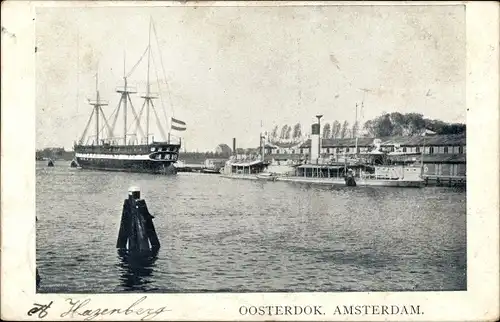 Ak Amsterdam Nordholland Niederlande, Oosterdok