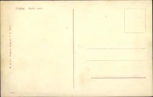 Ak Praha Prag Tschechien, Karluv most