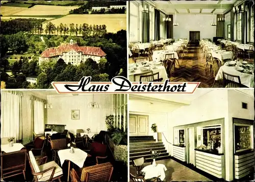 Ak Bad Münder am Deister, Haus Deisterhort, Aussen- und Innenansicht