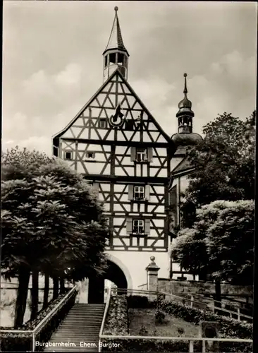 Ak Burgbernheim Mittelfranken Bayern, Ehem. Burgtor