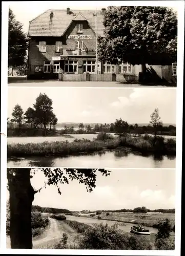 Ak Güster in Lauenburg, Egge's Gasthof, Landschaft