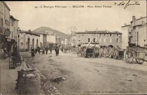 Ak Billom Puy de Dôme, Place Alfred Thomas
