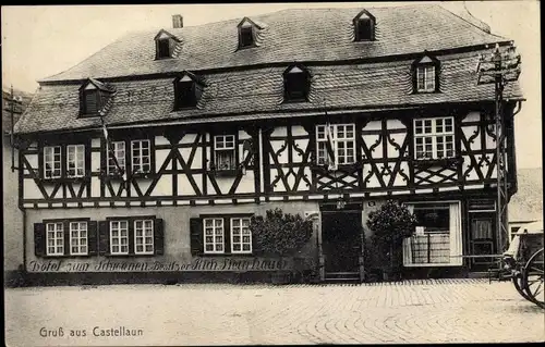 Ak Kastellaun im Hunsrück, Hotel zum Schwanen