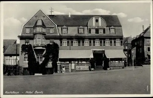 Ak Kastellaun im Hunsrück, Hotel Bentz, Cafe