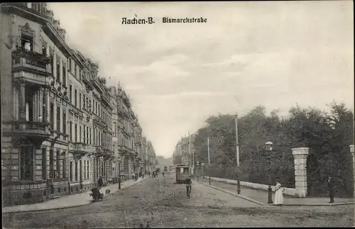 Ak Aachen in Nordrhein Westfalen, Bismarckstraße