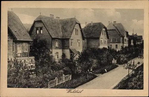 Ak Waldbröl im Oberbergischen Kreis, Straßenpartie in einer Wohngegend