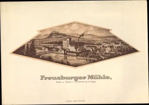 Ak Kirchen an der Sieg, Freusburger Mühle