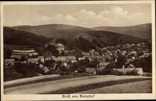 Ak Biersdorf Daaden im Westerwald, Blick auf den Ort