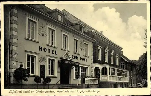 Ak Wiehl im Oberbergischen Kreis, Hotel zur Post, Jugendherberge