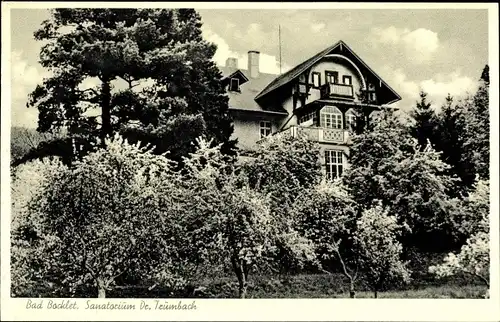 Ak Bad Bocklet Unterfranken, Sanatorium Dr. Trümbach